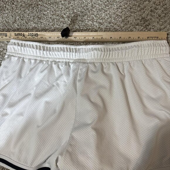 Nike Shorts Womens XL White Mesh Dri Fit Running Athletic Gym DV7966-100 - Picture 6 of 8